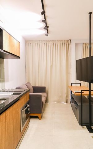 Apartamento à venda com 30m², 1 quarto e 1 vaga Apartamento à venda com 30m², 1 quarto e 1 vagaSala/Quarto