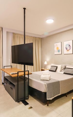 Apartamento à venda com 30m², 1 quarto e 1 vaga Apartamento à venda com 30m², 1 quarto e 1 vagaSala/Quarto