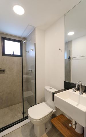 Apartamento à venda com 30m², 1 quarto e 1 vaga Apartamento à venda com 30m², 1 quarto e 1 vagaBanheiro