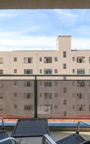 Apartamento à venda com 34m², 1 quarto e 1 vaga Apartamento à venda com 34m², 1 quarto e 1 vagaVaranda