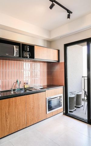 Apartamento à venda com 34m², 1 quarto e 1 vaga Apartamento à venda com 34m², 1 quarto e 1 vagaCozinha