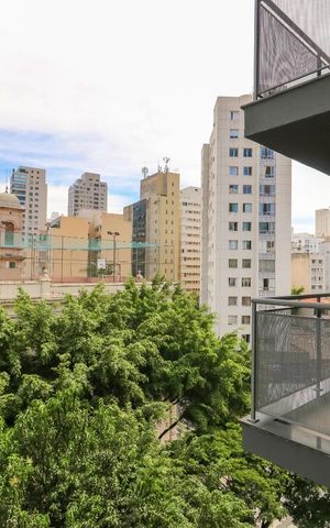 Apartamento à venda com 34m², 1 quarto e 1 vaga Apartamento à venda com 34m², 1 quarto e 1 vagaVaranda
