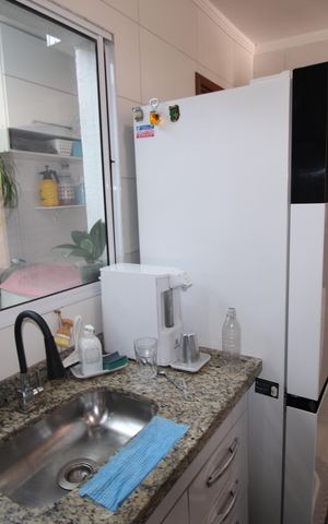 Casa de condomínio à venda com 60m², 2 quartos e 1 vagaCozinha