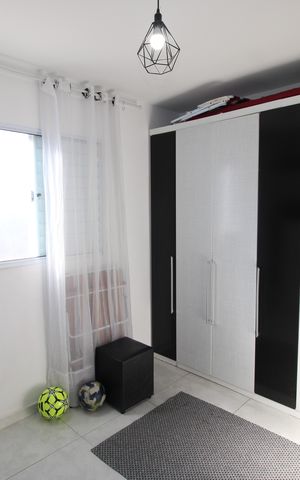 Casa de condomínio à venda com 60m², 2 quartos e 1 vagaQuarto 2