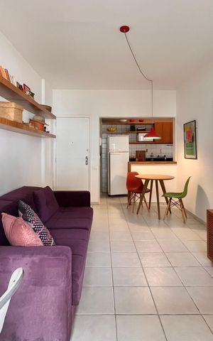 Apartamento para alugar com 55m², 1 quarto e 1 vaga