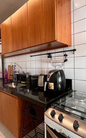 Apartamento para alugar com 55m², 1 quarto e 1 vaga