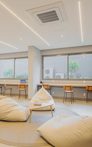 Studio para alugar com 30m², 1 quarto e sem vagaCoworking