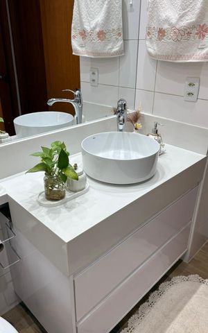 Apartamento para alugar com 94m², 3 quartos e 3 vagas Apartamento para alugar com 94m², 3 quartos e 3 vagasBanheiro social