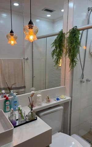 Apartamento para alugar com 94m², 3 quartos e 3 vagas Apartamento para alugar com 94m², 3 quartos e 3 vagasBanheiro da Suíte