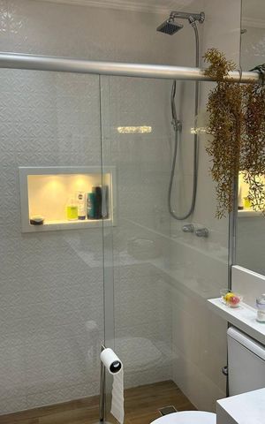Apartamento para alugar com 94m², 3 quartos e 3 vagas Apartamento para alugar com 94m², 3 quartos e 3 vagasBanheiro social