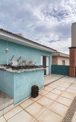 Casa à venda com 165m², 3 quartos e 2 vagasTerraço quarto 3
