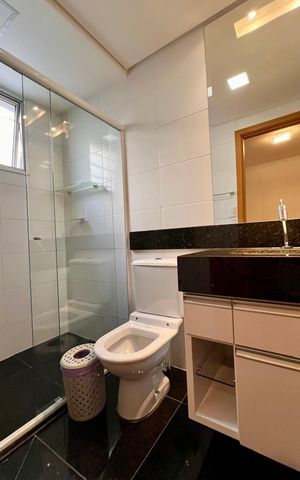 Apartamento à venda com 293m², 4 quartos e 3 vagasBanheiro da Suíte 1