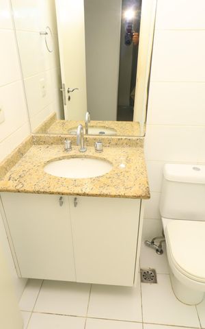 Apartamento para alugar com 46m², 1 quarto e 1 vagaBanheiro da suíte