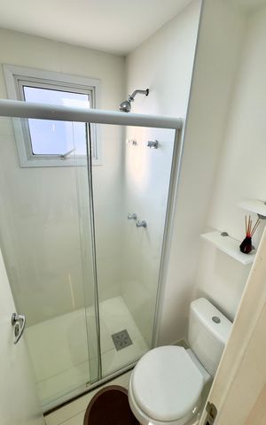 Studio à venda com 35m², 1 quarto e 1 vaga Studio à venda com 35m², 1 quarto e 1 vagaBanheiro
