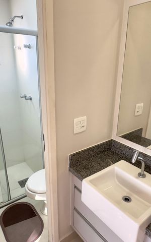 Studio à venda com 35m², 1 quarto e 1 vaga Studio à venda com 35m², 1 quarto e 1 vagaBanheiro
