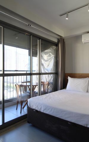 Studio à venda com 25m², 1 quarto e sem vagaSala/Quarto