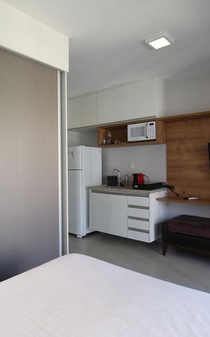 Studio à venda com 25m², 1 quarto e sem vagaSala/Quarto