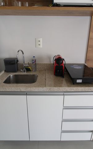 Studio à venda com 25m², 1 quarto e sem vagaCozinha