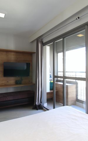 Studio à venda com 25m², 1 quarto e sem vagaSala/Quarto