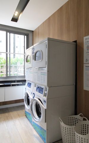 Studio à venda com 25m², 1 quarto e sem vagaÁrea Comum - Lavanderia