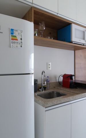 Studio à venda com 25m², 1 quarto e sem vagaCozinha