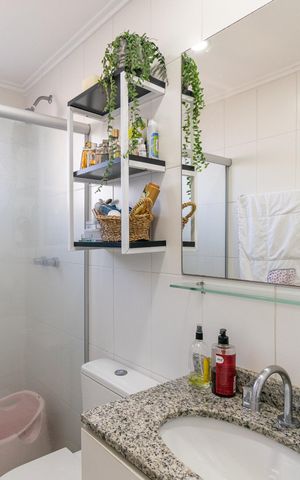 Apartamento à venda com 90m², 2 quartos e 1 vaga Apartamento à venda com 90m², 2 quartos e 1 vagaBanheiro da Suíte