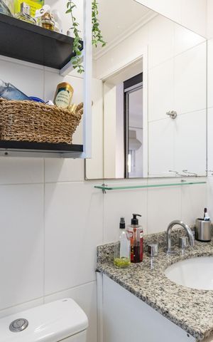 Apartamento à venda com 90m², 2 quartos e 1 vaga Apartamento à venda com 90m², 2 quartos e 1 vagaBanheiro da Suíte