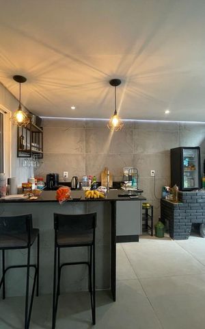 Casa à venda com 135m², 3 quartos e 3 vagas Casa à venda com 135m², 3 quartos e 3 vagasÁrea gourmet
