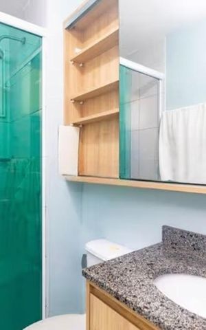 Apartamento para alugar com 78m², 3 quartos e 1 vaga Apartamento para alugar com 78m², 3 quartos e 1 vagaBanheiro 2