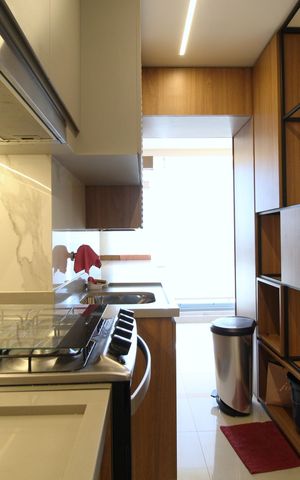 Apartamento à venda com 65m², 2 quartos e 1 vagaCozinha e Área de Serviço