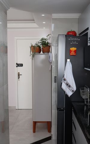 Apartamento à venda com 72m², 2 quartos e 1 vagaCozinha e Área de Serviço