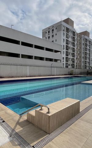 Apartamento à venda com 43m², 2 quartos e 1 vaga Apartamento à venda com 43m², 2 quartos e 1 vagaÁrea comum - Piscina