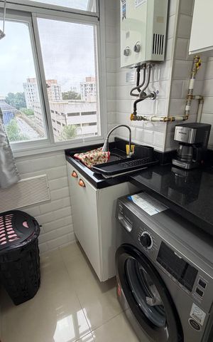 Apartamento à venda com 43m², 2 quartos e 1 vaga Apartamento à venda com 43m², 2 quartos e 1 vagaÁrea de serviço