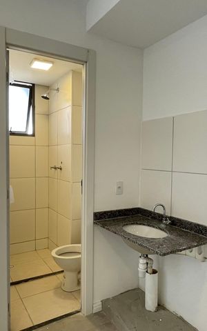 Studio para alugar com 33m², 1 quarto e sem vagaBanheiro