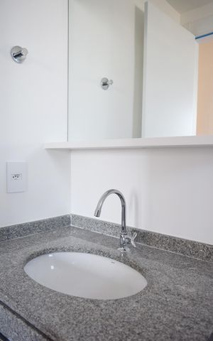 Apartamento para alugar com 28m², 1 quarto e sem vagaBanheiro da Suíte