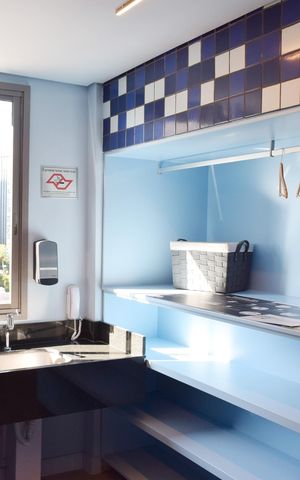 Apartamento para alugar com 28m², 1 quarto e sem vagaLavanderia