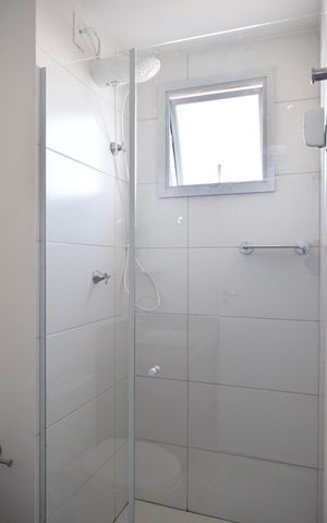 Apartamento para alugar com 28m², 1 quarto e sem vagaBanheiro da Suíte