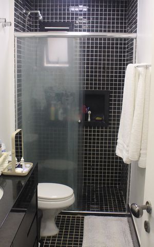 Apartamento à venda com 125m², 3 quartos e 1 vagaBanheiro da Suíte