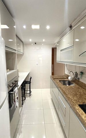 Apartamento para alugar com 83m², 2 quartos e 2 vagasCozinha