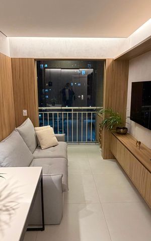 Apartamento à venda com 49m², 2 quartos e 1 vaga Apartamento à venda com 49m², 2 quartos e 1 vagaSala