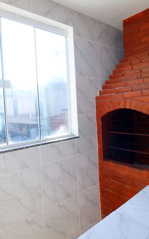 Casa à venda com 60m², 2 quartos e sem vagaCozinha - Churrasqueira