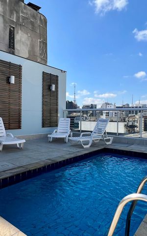 Apartamento à venda com 40m², 1 quarto e 1 vaga Apartamento à venda com 40m², 1 quarto e 1 vagaPiscina