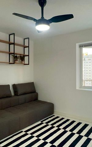 Apartamento à venda com 40m², 1 quarto e 1 vaga Apartamento à venda com 40m², 1 quarto e 1 vagaSala