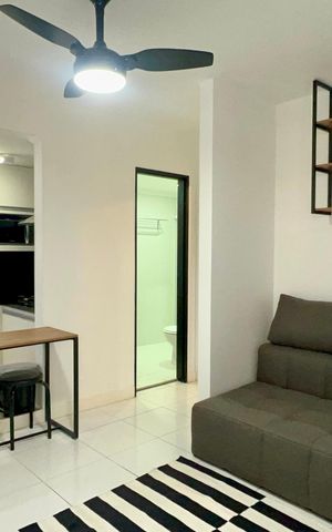 Apartamento à venda com 40m², 1 quarto e 1 vaga Apartamento à venda com 40m², 1 quarto e 1 vagaSala