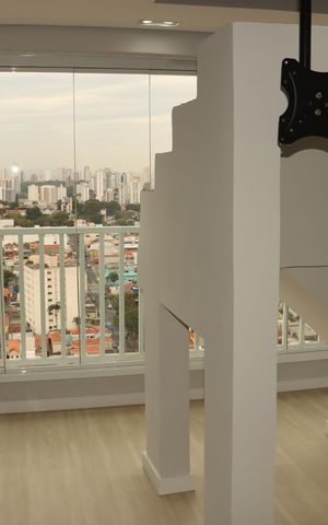 Apartamento para alugar com 59m², 1 quarto e 1 vagaSala/Cozinha