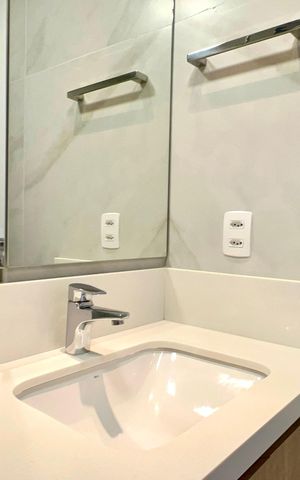 Apartamento para alugar com 100m², 3 quartos e 1 vaga Apartamento para alugar com 100m², 3 quartos e 1 vagaBanheiro da Suíte 1