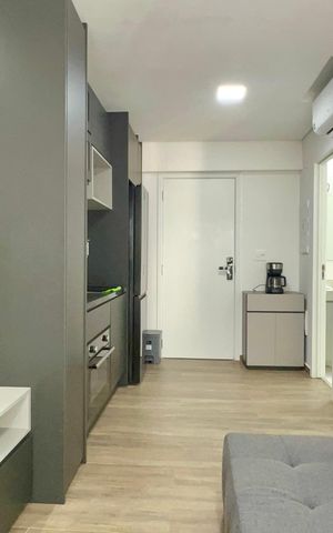 Studio para alugar com 35m², 1 quarto e 1 vaga