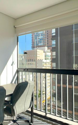 Studio para alugar com 35m², 1 quarto e 1 vaga