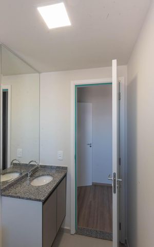 Apartamento para alugar com 66m², 2 quartos e 1 vaga Apartamento para alugar com 66m², 2 quartos e 1 vagaBanheiro da Suíte