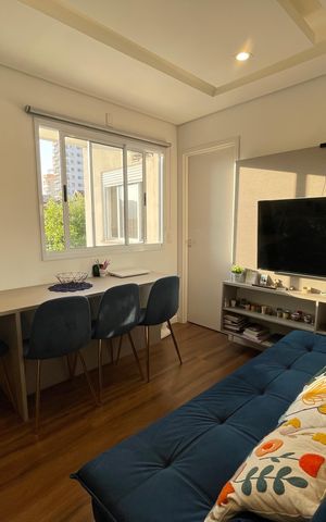 Apartamento à venda com 27m², 1 quarto e sem vaga Apartamento à venda com 27m², 1 quarto e sem vagaSala